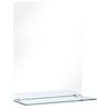 vidaXL Wandspiegel mit Regal 30&times;50 cm Hartglas