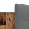 vidaXL Bettgestell mit Kopfteil Altholz 200 x 200 cm Holzwerkstoff