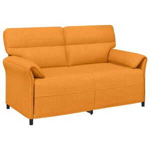 vidaXL 2-Sitzer Sofa 2-Sitzer Dunkelgelb 158 x 83 x 95 cm Stoff