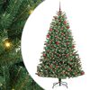 vidaXL K&uuml;nstlicher klappbarer Weihnachtsbaum Gr&uuml;n 180 cm