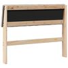 vidaXL Gepolstertes Kopfteil Taupe 100 cm Massives Kiefernholz