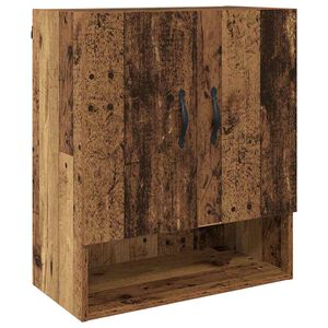 vidaXL Wandschrank 60 x 31 x 70 cm Holzwerkstoff Altholz
