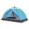 vidaXL Kuppel-Campingzelt 3 Personen Blau Quick Release