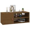 vidaXL Wandschrank Honigbraun 80x30x30 cm Massivholz Kiefer