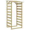 vidaXL Pergola mit Dach 100x90x200 cm Impr&auml;gniertes Kiefernholz