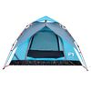 vidaXL Kuppel-Campingzelt 4 Personen Blau Quick Release