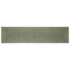 vidaXL Bereichsteppiche Rechtwinklig Olive Gr&uuml;n 60 x 200 cm Jute