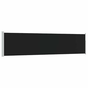 vidaXL Ausziehbare Seitenmarkise 117&times;514 cm Schwarz