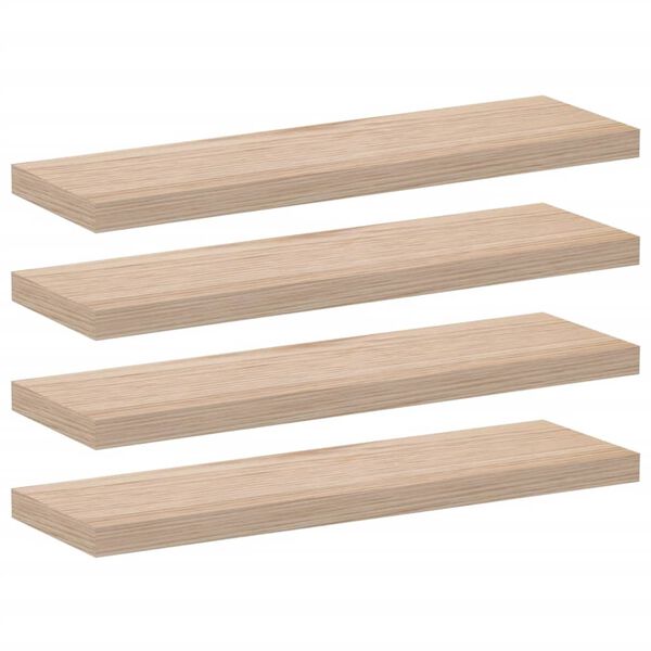 vidaXL Schweberegale 4 Stk. 80x23,5x4 cm Holzwerkstoff