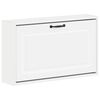 vidaXL Wandmontierter Schuhschrank UTRECHT 71 x 17 x 43 cm Wei&szlig;