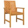 vidaXL Garten Essgruppe 5 pcs Braun Massivholz Akazie
