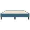 vidaXL Boxspringbett ohne Matratze Dunkelblau 120x210 cm Samt