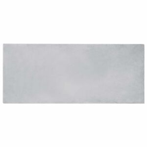 vidaXL Kunstfell Hasen Teppich Olite Grau 80 x 200 cm Polyester