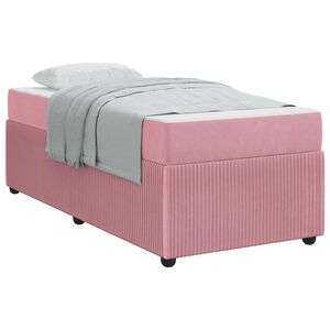 vidaXL Bettrahmen Rosa 80 x 200 cm Stoff