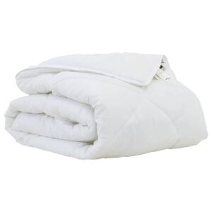 vidaXL Bettdecke 200 x 135 x 4 cm Keine Polyester Wei&szlig; Atmungsaktiv