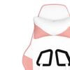 vidaXL Gaming-Stuhl Weiß und Rosa Kunstleder