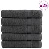 vidaXL Premium Badet&uuml;cher SOLUND 50 Stk. Anthrazit 100x150 cm 600 g/m&sup2;