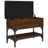 vidaXL Schuhbank Braun Eichen-Optik 62x32x45 cm Holzwerkstoff