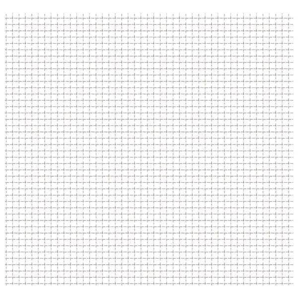 vidaXL Wellengitter Edelstahl 50×50 cm 21×21×2,5 mm