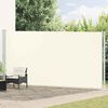 vidaXL Seitenmarkise Ausziehbar 200x600 cm Creme