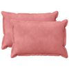 vidaXL Kissen 2 stk. HOUTEN Rosa 50 x 80 cm Samt