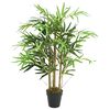 vidaXL Bambusbaum K&uuml;nstlich 500 Bl&auml;tter 80 cm Gr&uuml;n