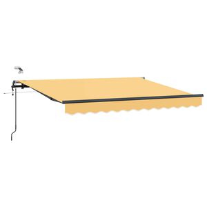 vidaXL Ausziehbare Markise Sand 300 x 250 cm Polyester