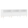 vidaXL TV-Schrank Wei&szlig; 150x30x44,5 cm Holzwerkstoff