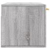 vidaXL Wandschrank Grau Sonoma 80x36,5x35 cm Holzwerkstoff