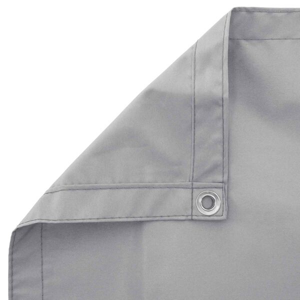 vidaXL Balkonsichtschutz Hellgrau 100 x 400 cm Oxford-Stoff