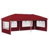 vidaXL Pop-up Partyzelt 575 x 289 x 245 cm Bordeauxrot