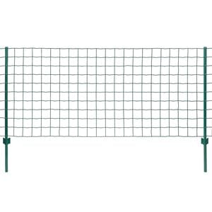 vidaXL Metallzaun Stahl 20 x 0,8 m Gr&uuml;n