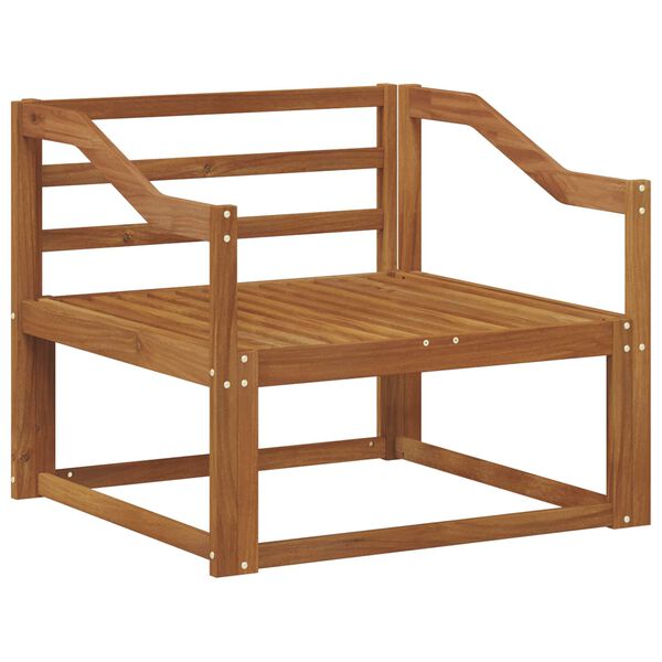 vidaXL Outdoor Mittelsofa Massivholz Akazie Natur