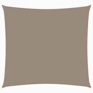 vidaXL Sonnensegel Oxford-Gewebe Quadratisch 5x5 m Taupe
