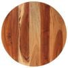 vidaXL Tischplatte Massivholz Palisander Rund 15-16 mm 60 cm