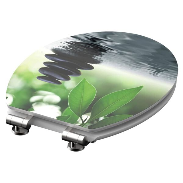 SCH&Uuml;TTE WC-Sitz mit Absenkautomatik OASIS Hochglanz MDF