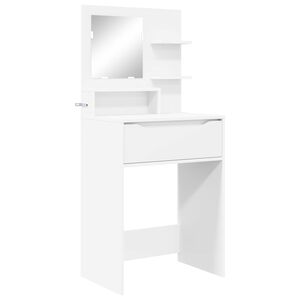 vidaXL Schlafzimmer-Frisiertische Wei&szlig; 80 x 39,6 x 135 cm