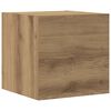 vidaXL 6-tlg. TV-Schrank-Set Wandmontage Artisan-Eiche Holzwerkstoff
