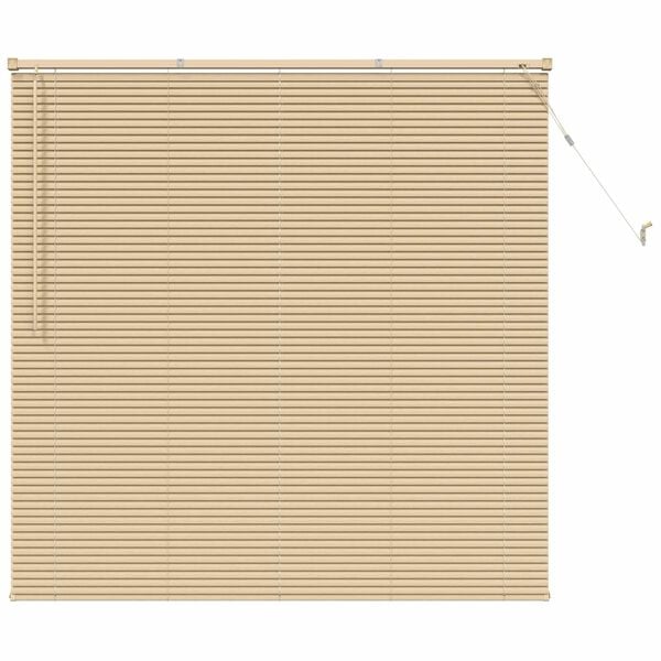 vidaXL Venetianer Jalousie Hellbraun mit Muster 150 x 140 cm PVC