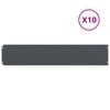 vidaXL Rasenkanten 10 Stk. Anthrazit 20x103 cm Kaltgewalzter Stahl