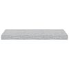 vidaXL Schweberegale 2 Stk. Betongrau 60x23,5x3,8 cm MDF