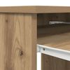 vidaXL Schreibtisch Artisan-Eiche 86x49x76 cm Holzwerkstoff