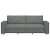 vidaXL 3-Sitzer-Sofa Dunkelgrau 220x78x84 cm Stoff