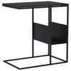 vidaXL Beistelltisch Schwarz 55x36x59,5 cm Holzwerkstoff