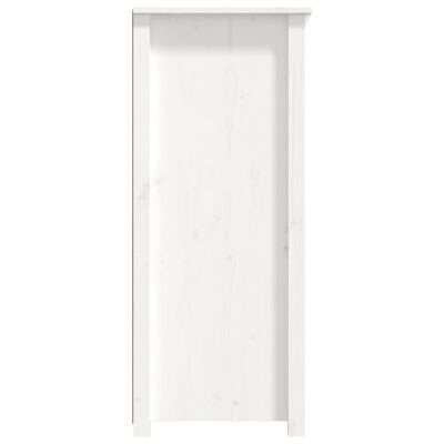 vidaXL Sideboard Weiß 83x41,5x100 cm Massivholz Kiefer