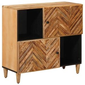 vidaXL Stauraumschr&auml;nke Braun 80 x 33,5 x 75 cm Massivholz Mango