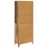 vidaXL Highboard Wandmontiert Altholz 69,5 x 34 x 180 cm Holzwerkstoff