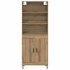 vidaXL Highboard Artisan-Eiche 69,5 x 34 x 180 cm Holzwerkstoff