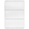 vidaXL Grillrost 50 x 35 cm Edelstahl Silber