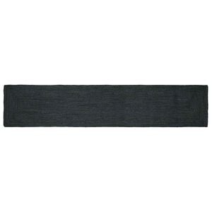 vidaXL Bereichsteppich Dunkelgrau 60 x 400 cm Jute
